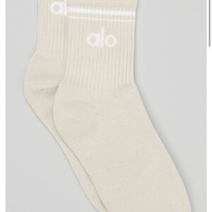 ALO Yoga Unisex Throwback Sock - White